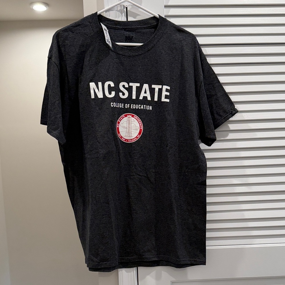 MV Sport NC State College of Education Charcoal Tee